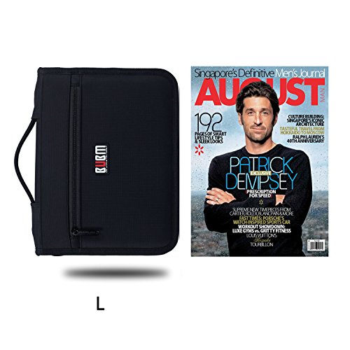 BUBM Universale Handtasche Reisetasche Organiser Tasche mit Handgriff für Elektronisches Zubehör wie Festplatte und Kabel, Groß - 7