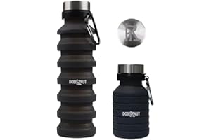 Dobernut Collapsible Water Bottle - Leakproof Dog Drinking Bottle for Walking/Running - Essential Backpacking, Hiking, Camping Gear - Portable Pet Travel Bottle for Active Doggies