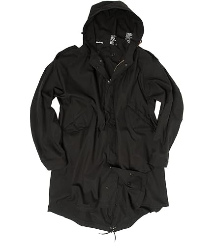 Mil-Tec US Shell Parka M51 Men Hooded (Olive/3XS) : Amazon.co.uk