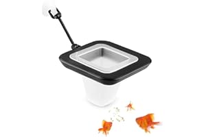 WAILICOP Feeding Ring Mangiatoia Aquarium Alimentatori di Pesce Mangiatoie Congelate Anello Galleggiante Distributore di Mangime Acquario Verme Alimentatore Imbuto Accessori