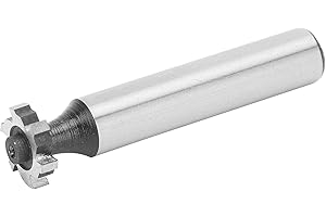 MARHYNCHUS 3 X 13 X 10 Mm Fresa per fresatrice fresatrice Scanalature a T Fresa HSS in Acciaio Ad Alta Velocità Woodruff per Sede Chiavetta Fresa per Scanalature a T Codolo Dritto Fresa Semicircolare per