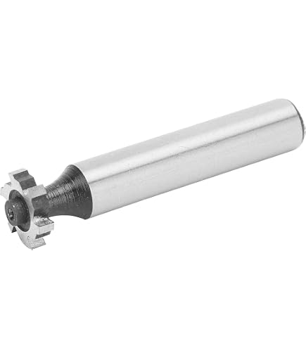 Fresa Per Scanalature A T, Diametro 8mm, Larghezza Fessura 1.5mm, In Metallo Duro HRC55 - Per Lavori Di Precisione