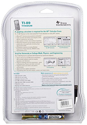 Texas Instruments TI 89  Calculator