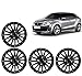 Auto Pearl-Premium Quality Car Full Black Wheel Cover Caps Black 15 inches Press Type Fitting For - Maruti Suzuki Baleno 2015 RS.1699.00