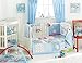Red Kite Bertie Bear Tab Top Curtains