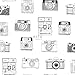 Produktbild HD Vliestapete Polaroid Kamera Schwarzweiß - 138843 - von ESTAhome.nl