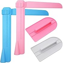 Cake gladder, glazuur gladder, Cake Icing, Fondant Cake gladder Polijstmachine, 2 stks Cake gladder schraper Set, Cake Icing Smoother Tool Fondant Cake Decorating Icing Smoother Fondant Smoother