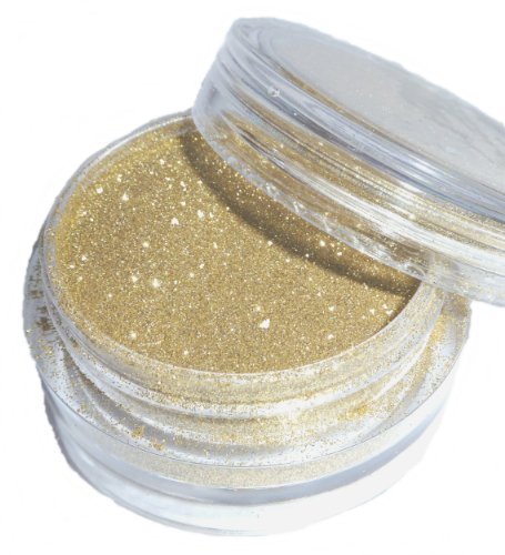 Glitz Glitter - Golden Sparkle - Glitter Powder Nail Body Face Art Dust Pots by Busy Bits