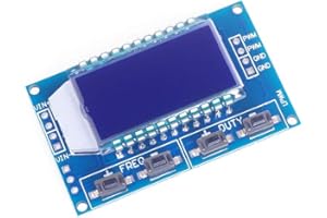 ANGEEK Signal Generator PWM Pulse Frequency Duty Cycle Adjustable Module LCD Display 1Hz-150Khz 3.3V-30V PWM Board Module