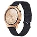 Produktbild BZLine Armband | Gewebe Schnelle Veröffentlichung Uhrenarmband | Für Samsung Galaxy Watch 42 mm 46 mm Smartwatch Bluetooth | Robust und Langlebig | Einfach zu Justieren | Band breit: 20 mm/22 mm | Handgelenkgröße: 6,1-7,8 Zoll | 7 Farben (Schwarz, 42 mm)