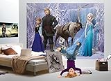 Fototapete, Bildtapete KINDER FOTOTAPETE POSTER EISKÖNIGIN ELSA Nr:N22 Kinderzimmer Dekor Wandtatoo Bordüre Bildtapete Poster kids wallpaper children wall mural (250x180cm 4-Teilig Fototapete)