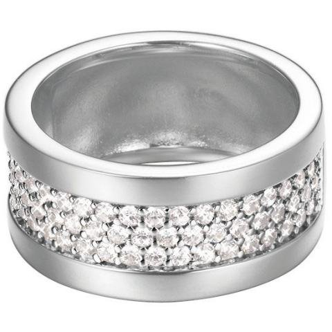 Esprit Jewels Damen-Ring 925 Sterling Silber Pure Pave wide Gr. 53 (16.9) ESRG92215A170