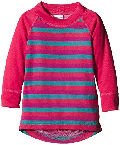 Polarn O. Pyret Baby-Girls Swetelle Striped Sweatshirt, Red (Ladybug), 6-12 Months