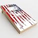 Produktbild Haut Aufkleber Vinyl Wrap Für Cornhole Game Board Bag Toss (2 x Pcs.)/USA Flagge Skull Totenkopf Drip