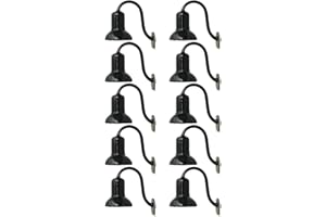 RANRAO Accessori per modellismo ferroviario 10 x scala OO / HO Lampada da parete modello lampada da parete con staffa stradale Edificio a LED