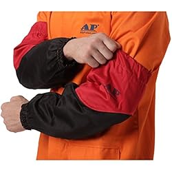 Manchettes de Protection pour Bras de Bras Manches en Coton résistantes à la Flamme pour la découpe au Plasma de soudage à l'arc 46cm 18"Manchons à souder