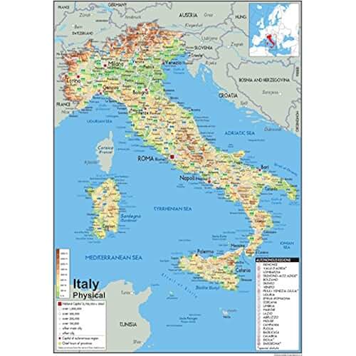 Suchergebnis auf Amazon.de für italien karte poster