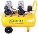 Produktbild WELDINGER Flüsterkompressor FK 180 Ansaugleistung 120 l/ min 50 Liter Tank Druckluftkompressor ölfrei leise (60 dB)