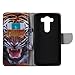 Feeltech LG V10 Book Style Case,PU Leather Wallet Case Magnetized Closure Card Slots Money Pouch [Free 2 In i Stylu] Hybrid With Stand Function Flip Protective Soft Inner Bumper Cover Case And Credit Holder Lovely Pattern Design For LG V10 - Tiger