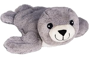 Pelucho - Bouillotte Peluche Otarie - Bien-Être, Chaleur et Douceur - Micro-Ondable - Grains de Blé et Fleurs de Lavande - Fabriquée en France