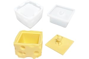 YRIHJIXQ Stampi per Resina Epossidica Vaso di Stoccaggio Stampo in Silicone Stampo per candele