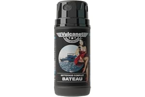 Vulcanet Nettoyant Non Polluant Sans Eau Pour Bateau + Microfibre + Pinceau + Kit Voyage Inclus - Dégraisse Protège Remet À Neuf - Encombrement mini - Transportable Partout, 80 Unités