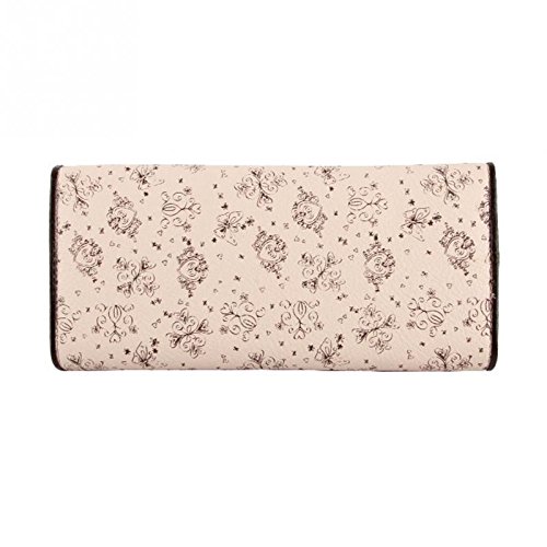 XL Portemonnaie Rosa Kristall Geschnürt Schleife Leder Kellnerportemonnaie Geldbeutel für Handy - 4