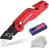 WORKPRO WP211018 Profesyonel Katlanır &Ccedil;ok Ama&ccedil;lı R&ouml;tuş Maket Bı&ccedil;ağı + 10 Adet Yedek Bı&ccedil;ak