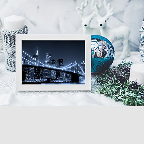 Amazingdeal365 Motiv- Nächtliches Dämmerlicht 5D DIY Diamond Stickerei Malerei Kreuzstich Kinderhandarbeit zum Lernen für Balkon,Terasse,Café,Kinderzimmer,Wohnzimmer, Schlafzimmer, Arbeitszimmer usw. - 2