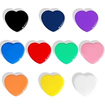 60 Calamite Per Lavagna E Frigorifero – 10 Colori Vivaci, Potenti, In Plastica ABS Resistente, Per Bacheche, Mappe, Calendari E Foto