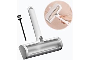 Dokkita Togli Peli Animali, Lint Rullo Spazzola, Leva Peli Animali, Raccogli Rimuovi Pelliccia, Spazzola Pelucchi Cani, Gatti, Animali Domestici, Pet Hair Remover per Tappeti, Divani, Letti, Vestiti