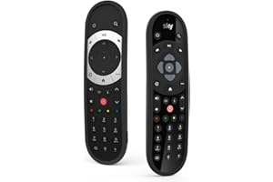 SIKAI SKY Q Remote Control Cover Compatible with Sky Q Box,Sky Q Touch,Sky Glass Remote and Non-Touch Remote Control Skin-Friendly Anti-Lost With Shockproof Protective Case(Black)