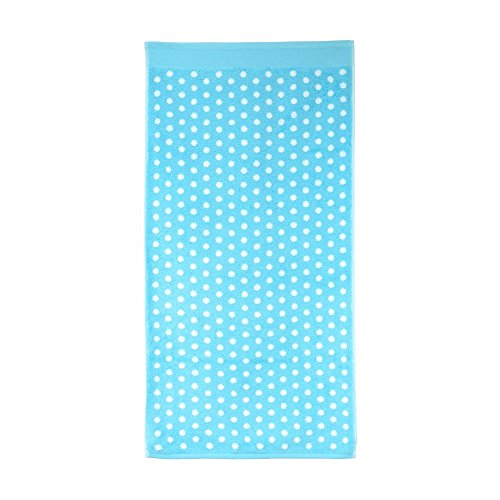 Graphic Dots Handtuch, 50 x 100 cm, 550 g/m2, Farbe: Türkis - 2
