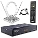 Produktbild Xoro HRT 8770 TWIN Tuner DVB-T/T2 Receiver + 44 dB ANTENNE (Full HD, HEVC H.265, HDTV, HDMI, Irdeto Zugangssystem, Freenet TV, Mediaplayer, PVR Ready, USB 2.0, 12V