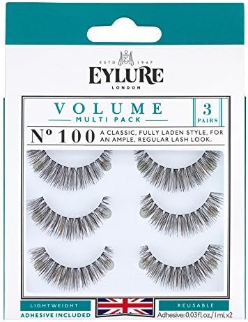 Eylure Eyl Volume Eyelash Multi Pack, 100, 3 Count by Eylure