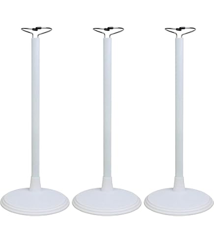 Lot De 20 Supports Pour Poupées - Présentation Stable, Réglable - Pour Collection, Magasin, Jeu D'enfant