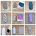 144 Pieces Nail Stamping Stencils Nails Stickers Set, 24 Sheets 72 Different Designs Nail Stamping Plates with 6 Nail Symbol Sponges