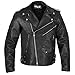 Produktbild HWK 100% echtes Rindsleder Leder Motorrad-Jacke Motorrad Biker Brando Jacke