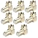 Produktbild OxoxO Male to Female RF Connector, F-Type Right Angle 90 Degree Coaxial Quick Connector Adapter RG6 RG59 Top Quality (8pcs)