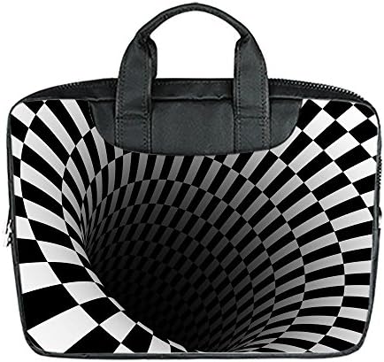 Custom 13.4 Inch Imported Fabric Laptop Stylish Portable Shoulder Messenger Business Bag Diy Race Flag Design