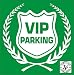 VIP PARKING IN GREEN-WHITE CAR SAFETY DECAL STICKER DECOR SIGN RS.166.00