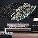 Produktbild TONGSS Moderne Wandkunst Bilder Home Decor Poster 5 Panel Star Wars Zerstörer Millennium Falcon Wohnzimmer HD Gedruckt Gemälderahmen, 10 * 15 10 * 20 10 * 25 cm
