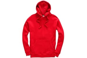 Mellor Design Plain Pullover Hoodie Casual Hooded Top Adult Unisex Mens Womens Hooded Sweatshirts