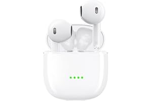 TINGCHUAN Bluetooth Kopfhörer In Ear Kopfhörer Kabellos Bluetooth 5.3 mit 4 Mic ENC Lärmreduzierung Touch Control 24H Spielzeit IPX8 Wasserdicht Ohrhörer HiFi Stereo Ohrhörer für iPhone/Android Wireless Earbuds