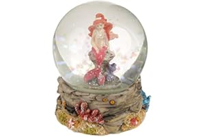 St@llion Random Colour & Design Enchanted Seas Mermaid Water Globe Slight Ornament Snowglobe Gift Decor Item