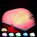 Produktbild LED Nacht Lampe bunte Buchform Magische Illusion Lampe Falten Buch Lampe Kinderzimmer Home Decoration Bestes Geschenk Automatische Erkennung 7 Farben ändern USB Powered Schreibtisch Lampen