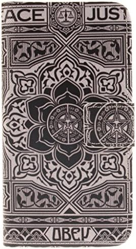 For Samsung Galaxy S7 Case [with Free Screen Protector],Kwapo® Stylish Premium Flip Magnetic Detachable PU Leather Wallet with Credit Card Holder Slots Smart Standing Folio Book Style Ultra Thin Nice Drawing Patterns Protective Case Cover Skin for Samsung Galaxy S7 - Big Black Flower