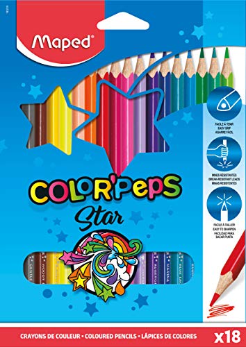 Maped Color'Peps - Pack de 18 lápices de colores