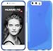 Produktbild Huawei P10 PLUS // Silikon Hülle S-Line Tasche Case Zubehör Schale in Blau @ Energmix