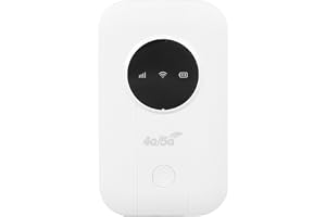 Wakects Portable WiFi Router, 300 Mbps Hotspot Höghastighetsinternet med SIM -kortplats för Hemresekontor